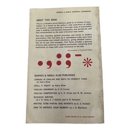 Punctuate It Right by Harry Shaw 1963 Paperback Book - Picture 2 of 11